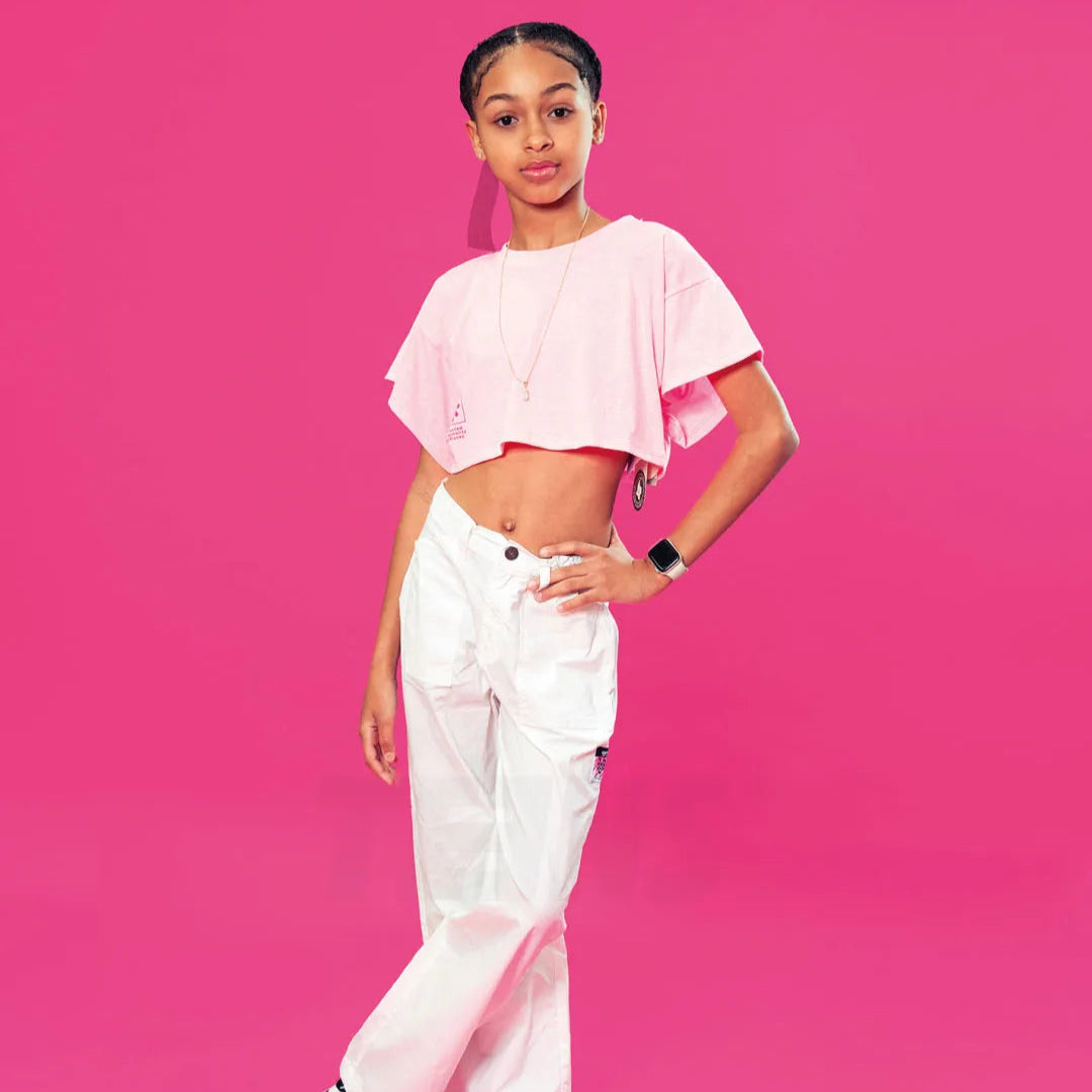 Conjunto De Manga Corta Y Pantalon Largo Para Niña