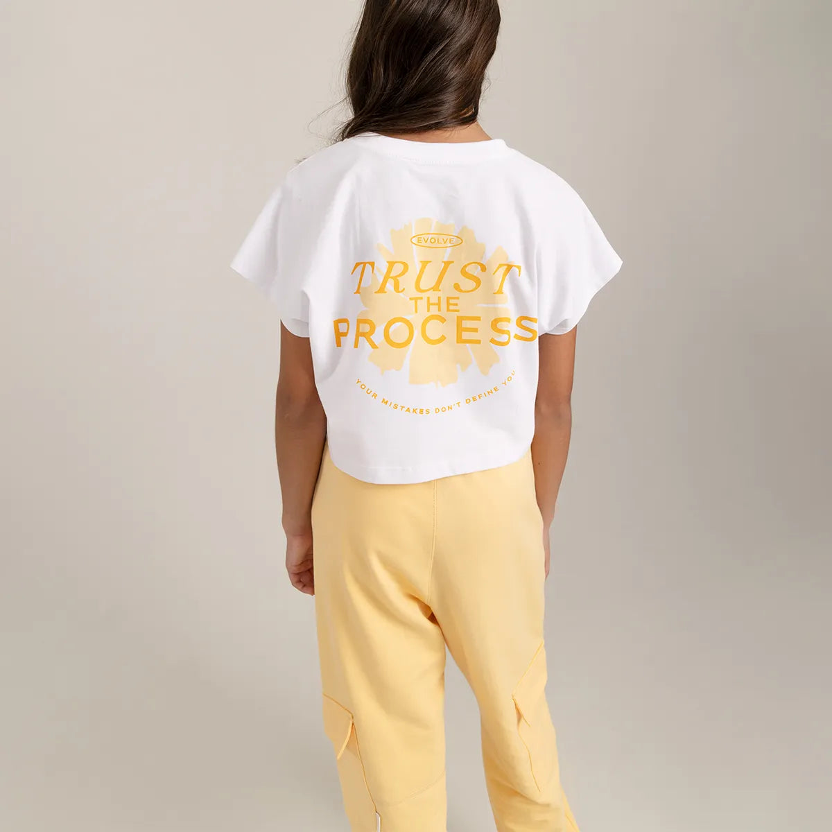 Conjunto de camisa manga corta + sudadera para niña