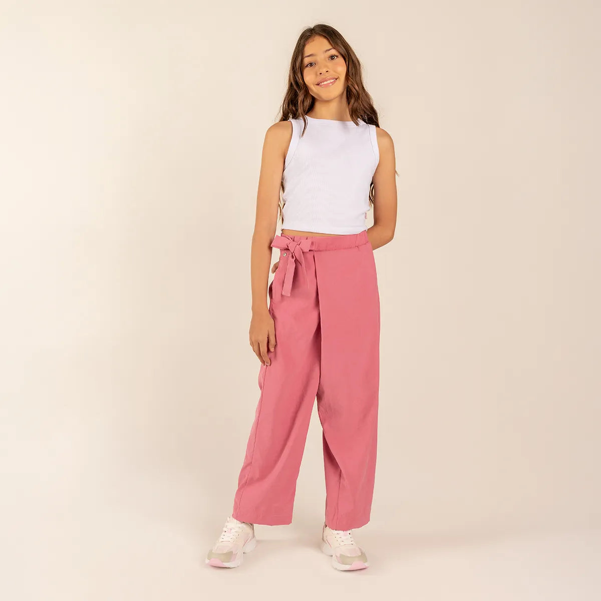 Conjunto de camisa + pantalón para niña
