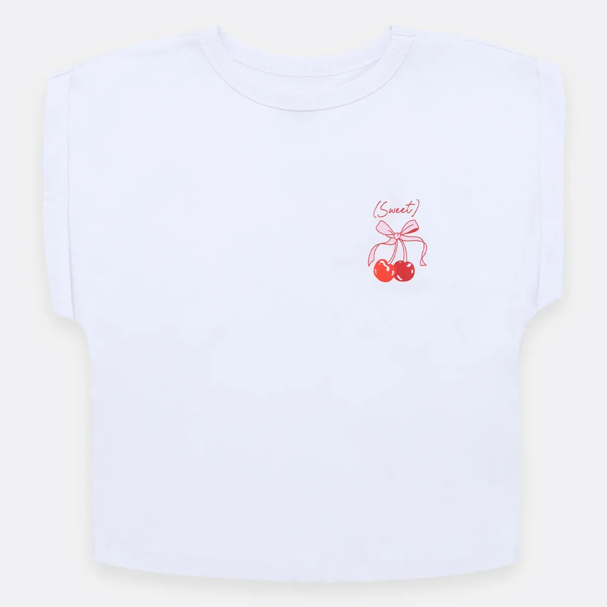 Camisa con estampado en frente y espalda para niña