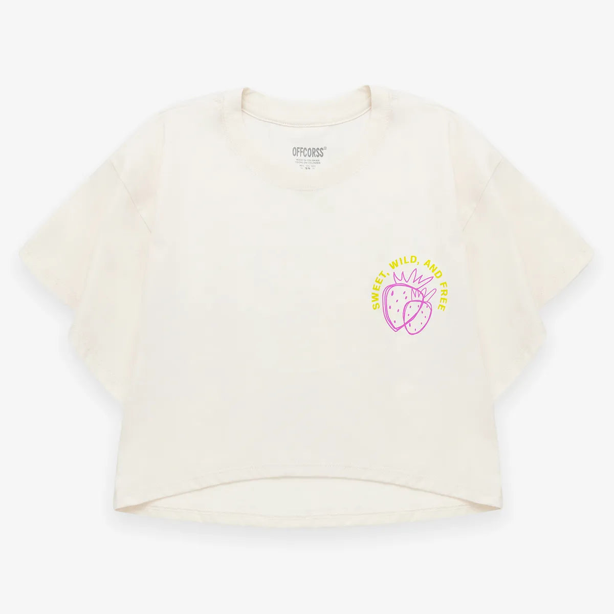 Camisa croptop para niña