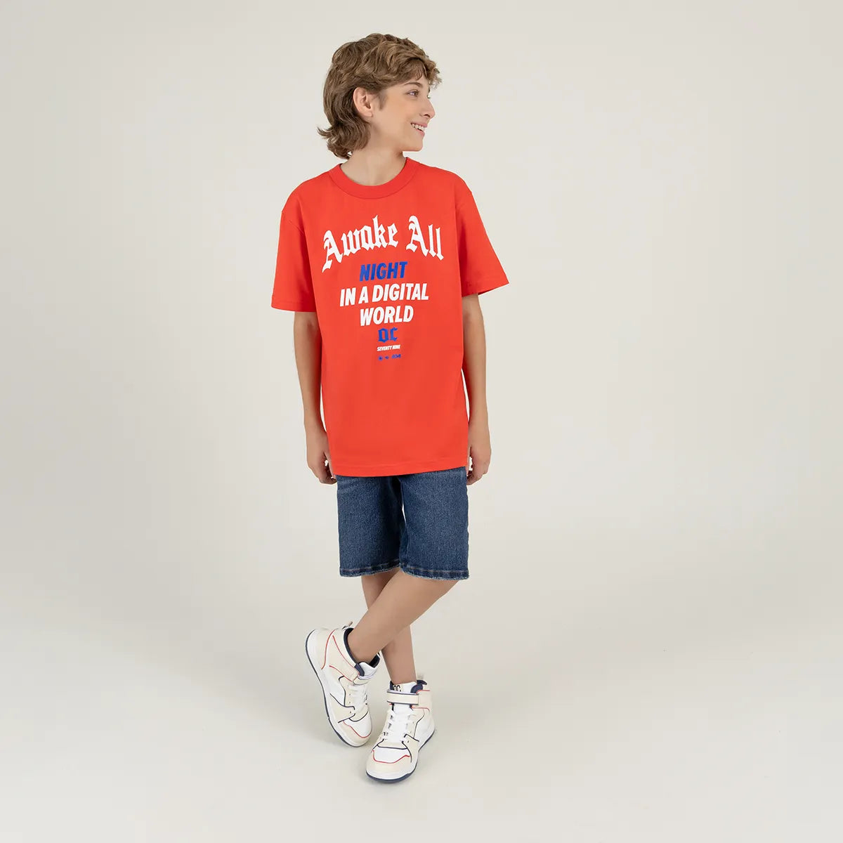 Camiseta para niño manga corta