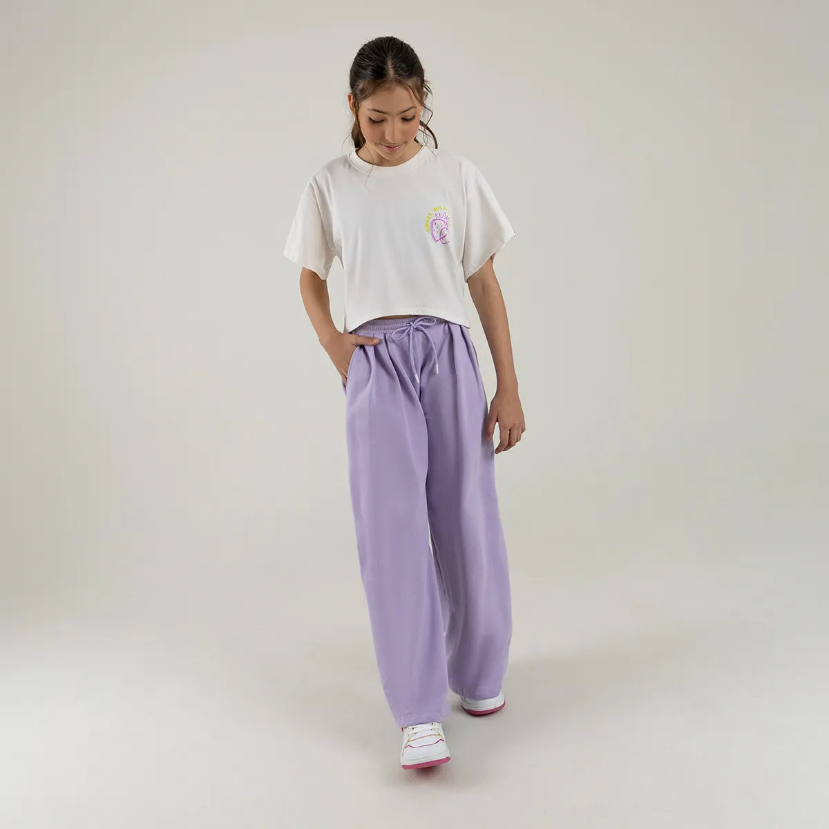 Camisa croptop para niña
