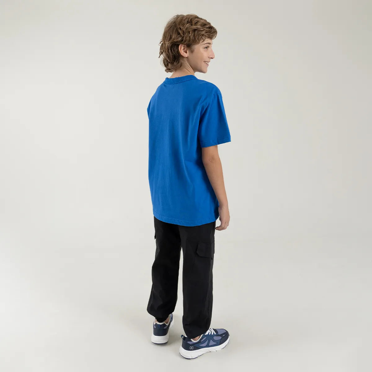 Camiseta manga corta con relieve para niño