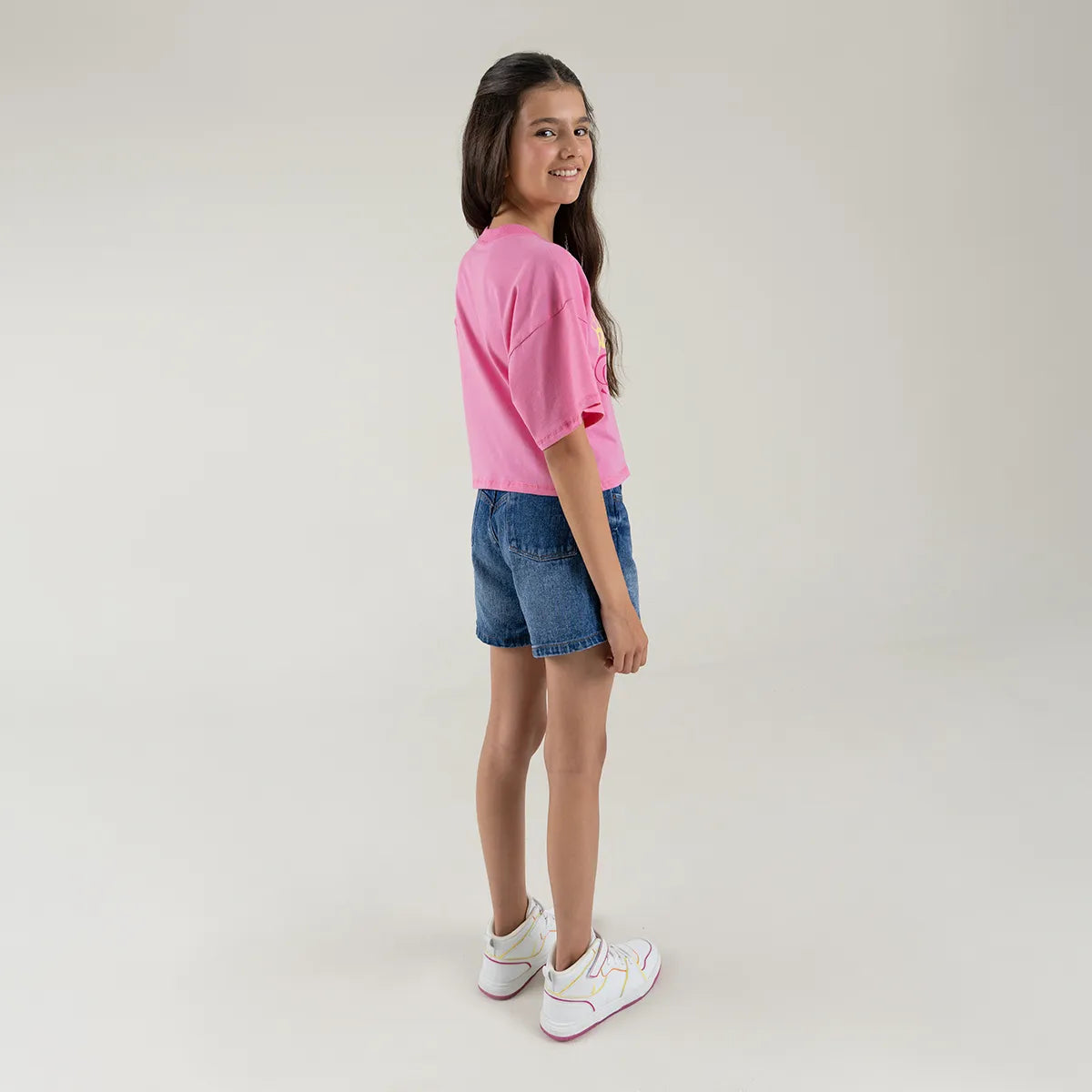 Camisa manga corta para niña