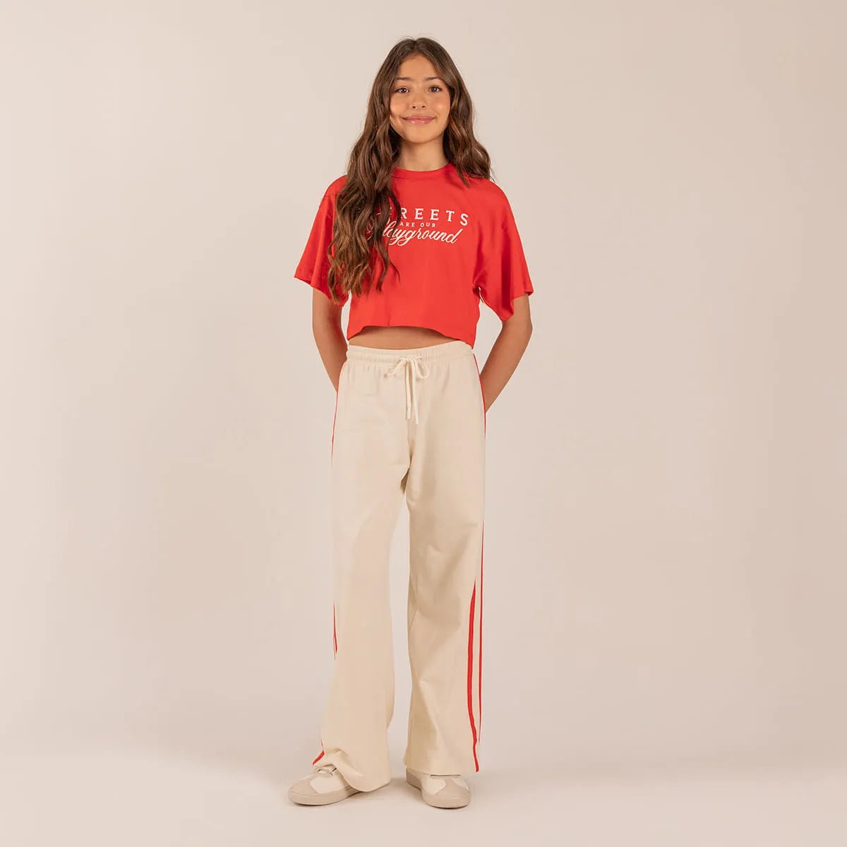 Conjunto de camisa + sudadera para niña