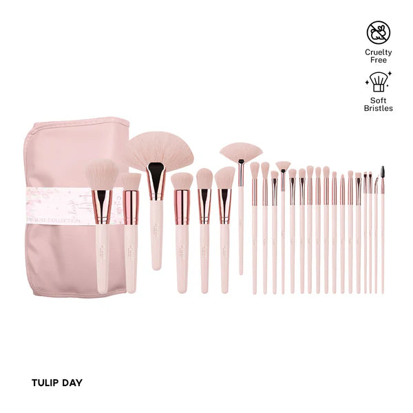 C-LUX Cosmetics: "Tulip Day" Set De 24 Brochas