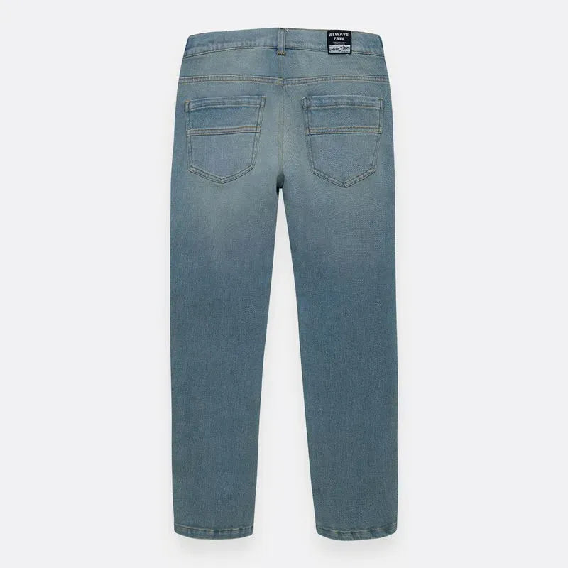 Denim silueta super slim para niño