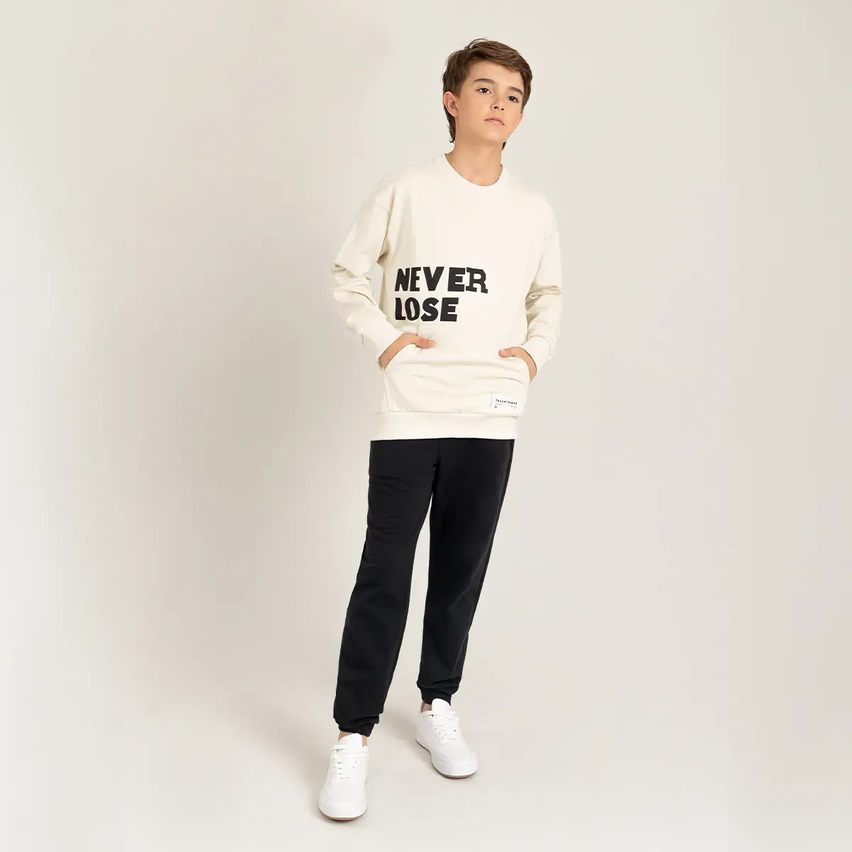 Conjunto de buzo cerrado + sudadera para niño