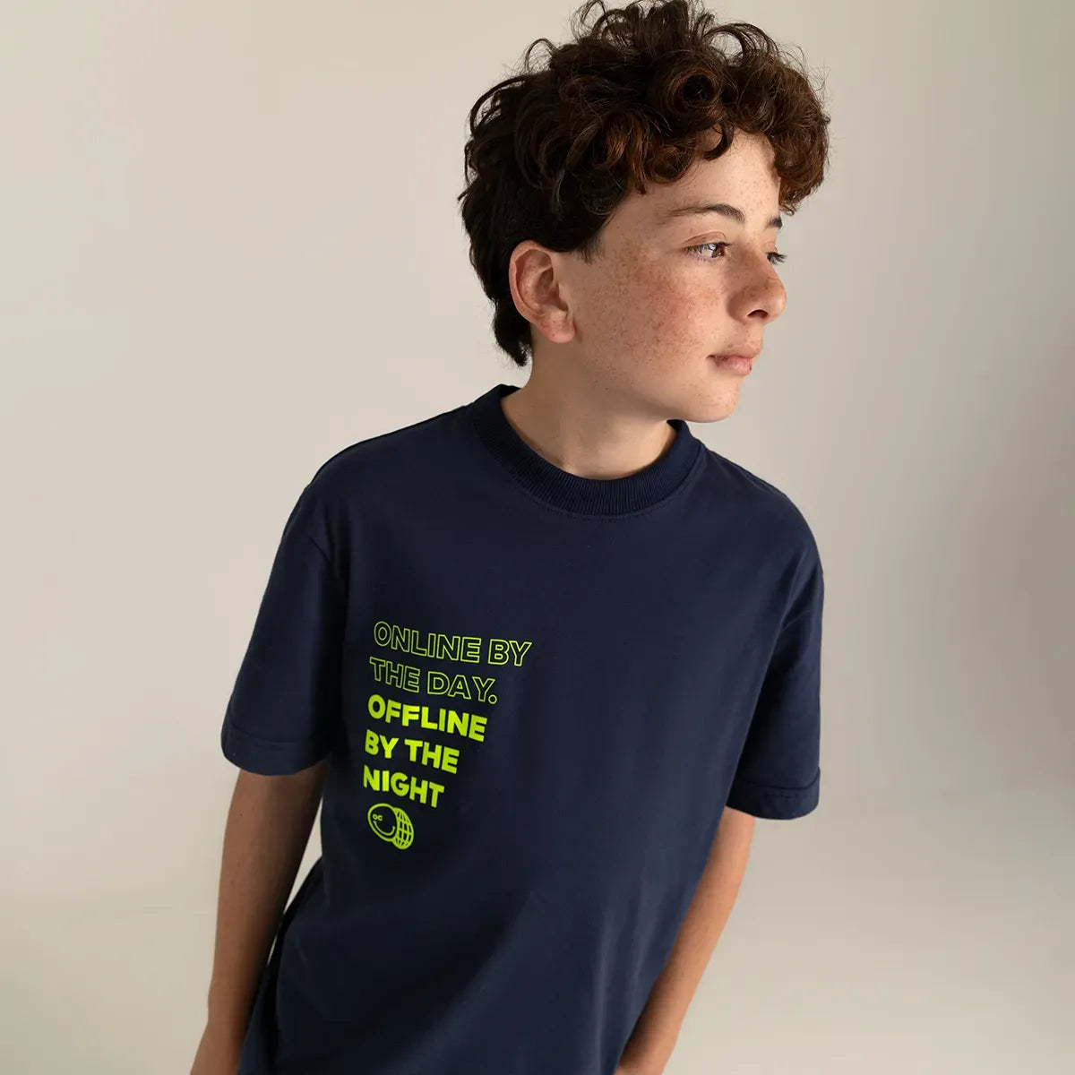 Camiseta manga corta para niño
