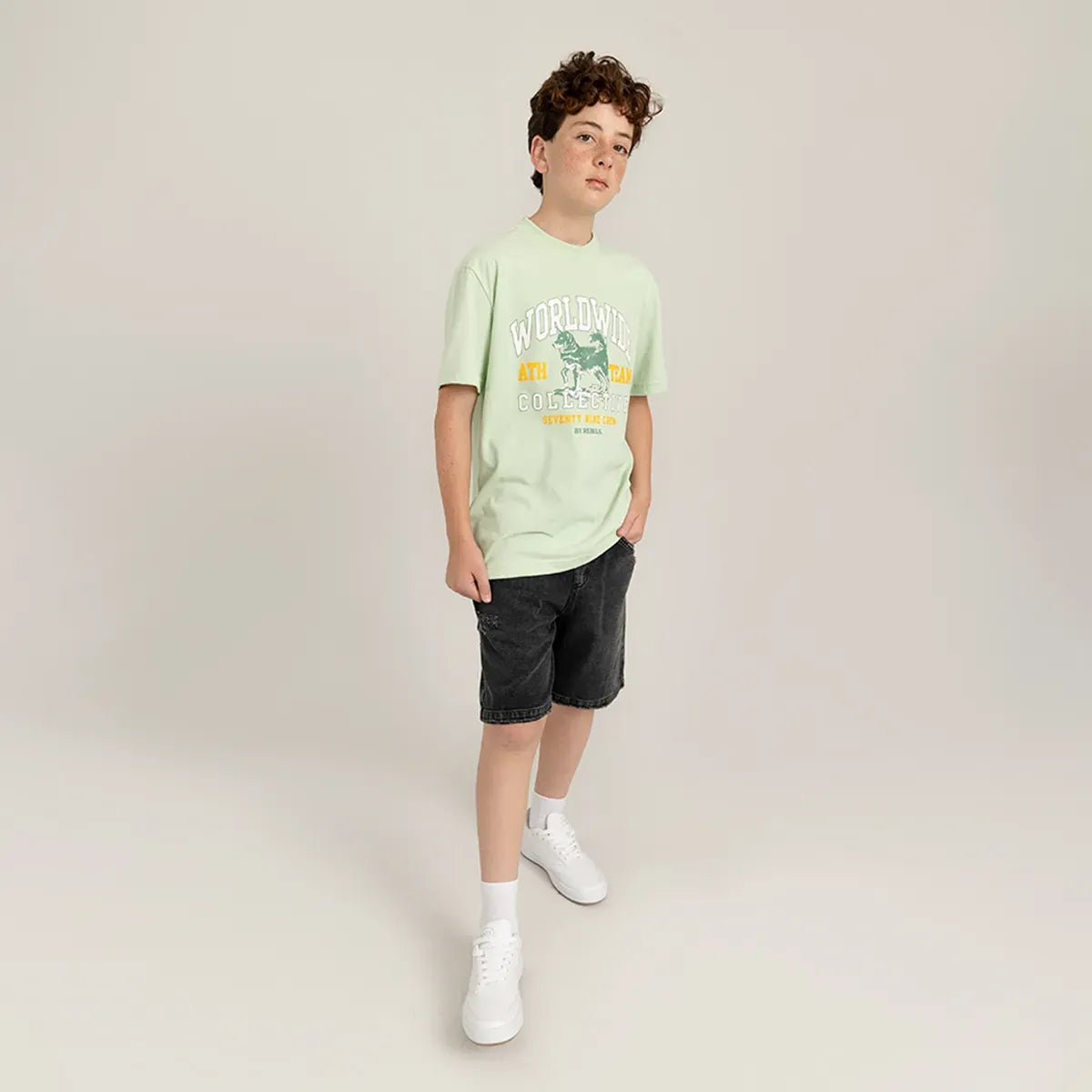 Conjunto de camiseta manga corta + bermuda para niño