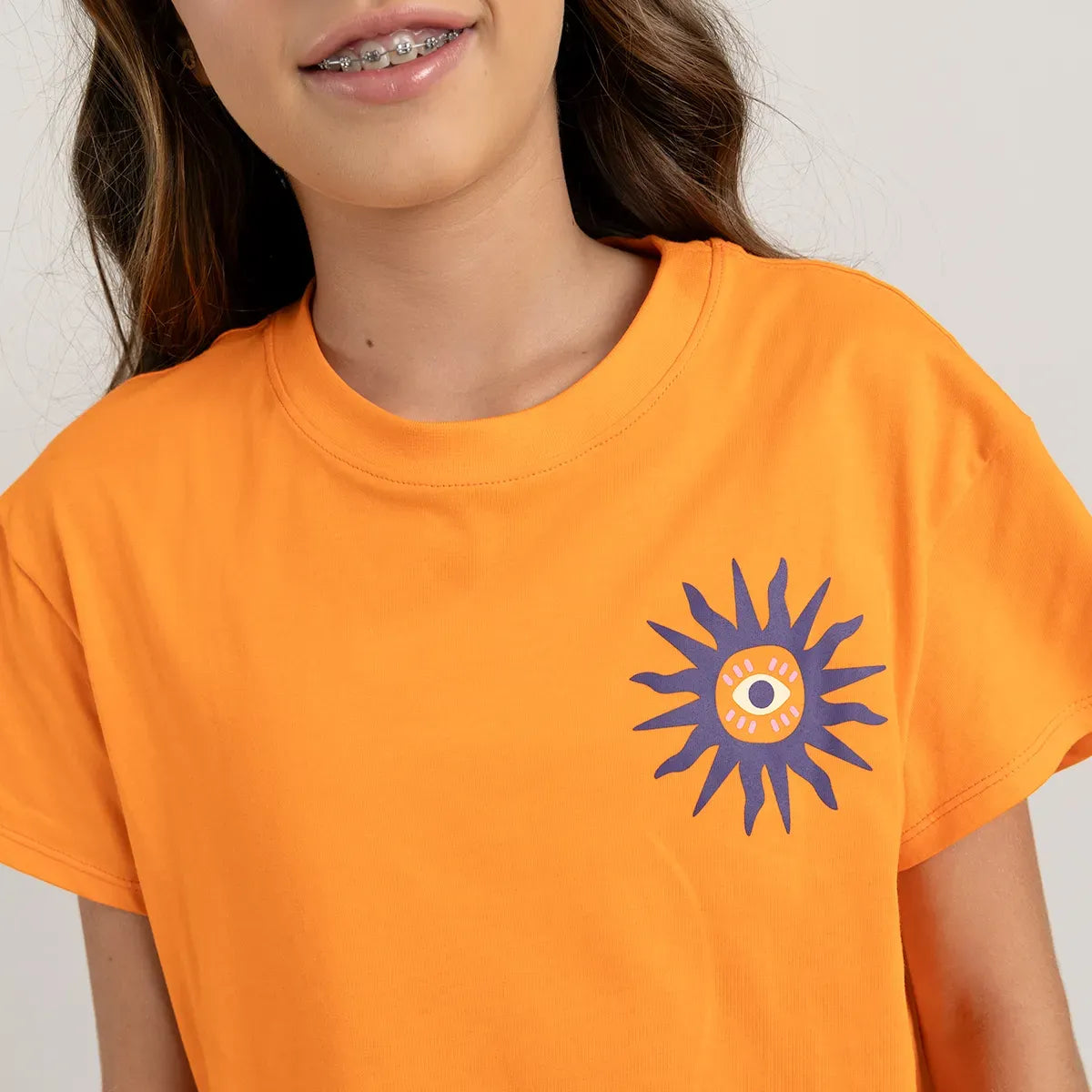 Camiseta para niña con estampado divertido