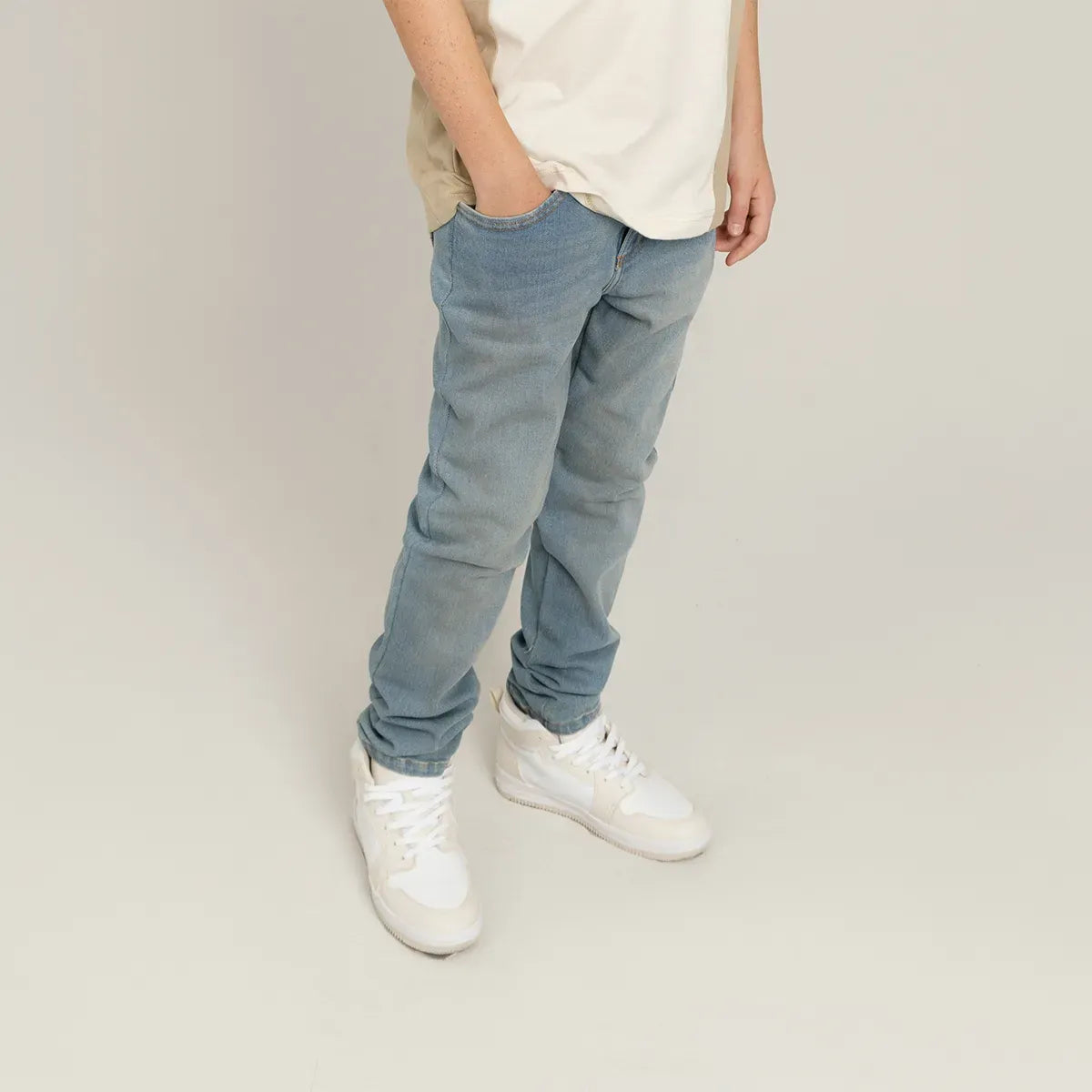 Denim silueta super slim para niño