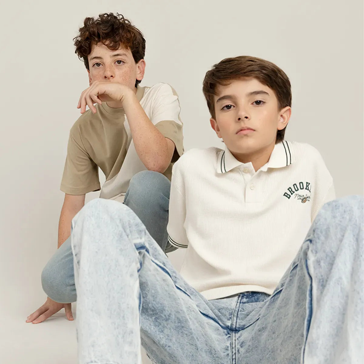 Denim silueta super slim para niño