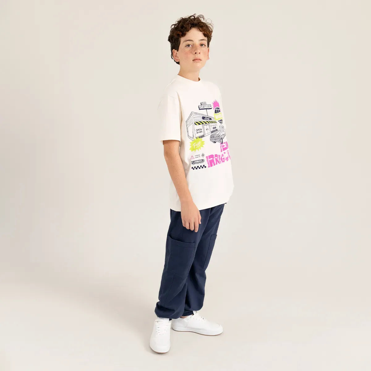 Conjunto de camiseta manga corta + sudadera para niño