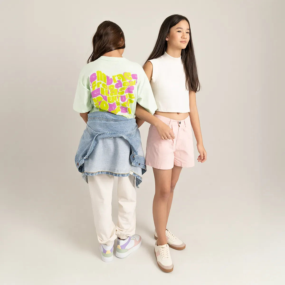 Camiseta manga corta para niña