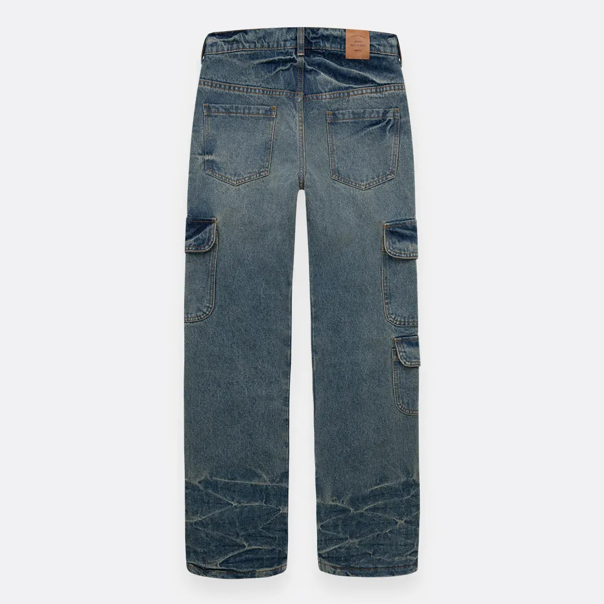 Jean wide leg cargo para niño