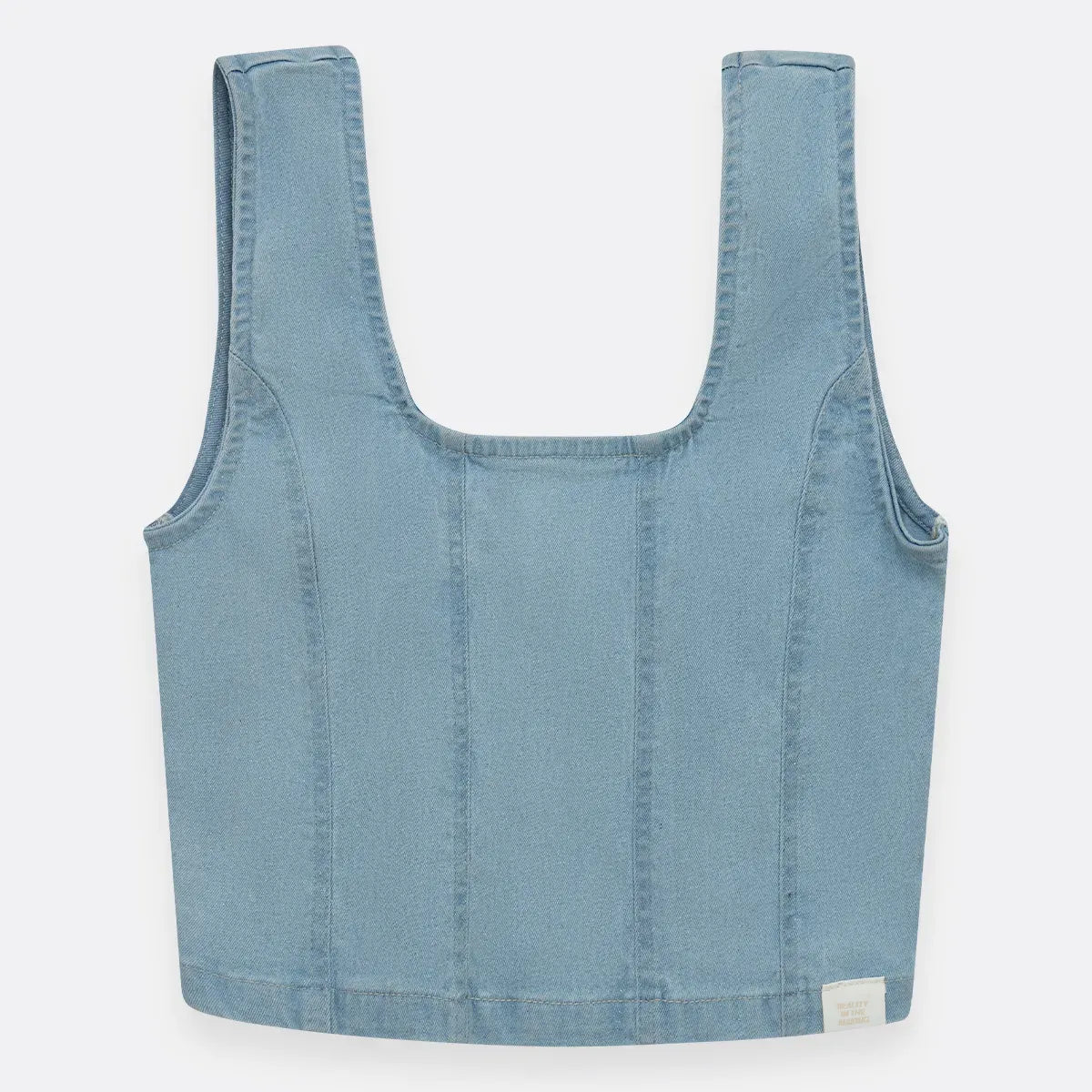 Camisa crop top para niña manga sisa