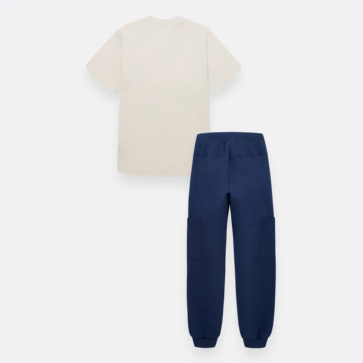 Conjunto de camiseta manga corta + sudadera para niño