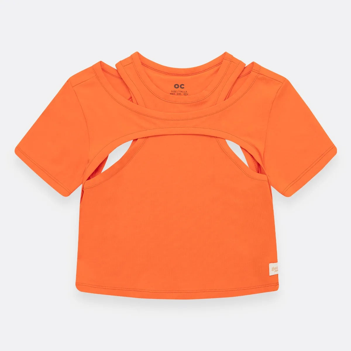Camisa croptop para niña