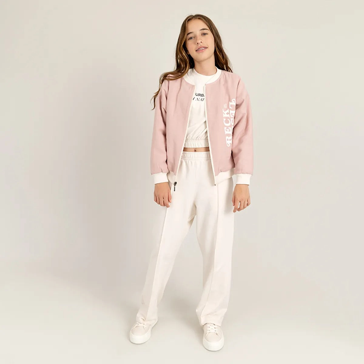 Chaqueta tipo bomber para niña