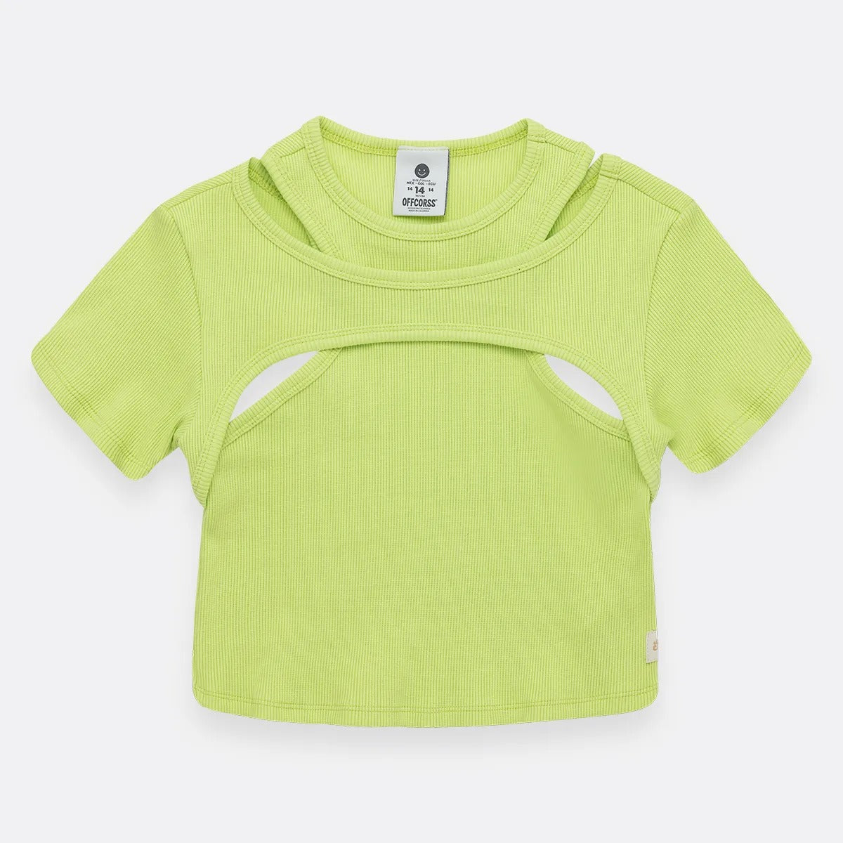 Camisa croptop para niña