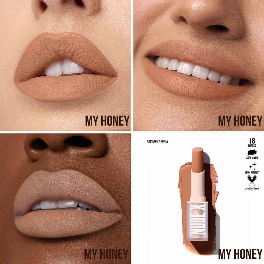 Beauty Creations: "NUDE X" Labiales Mate