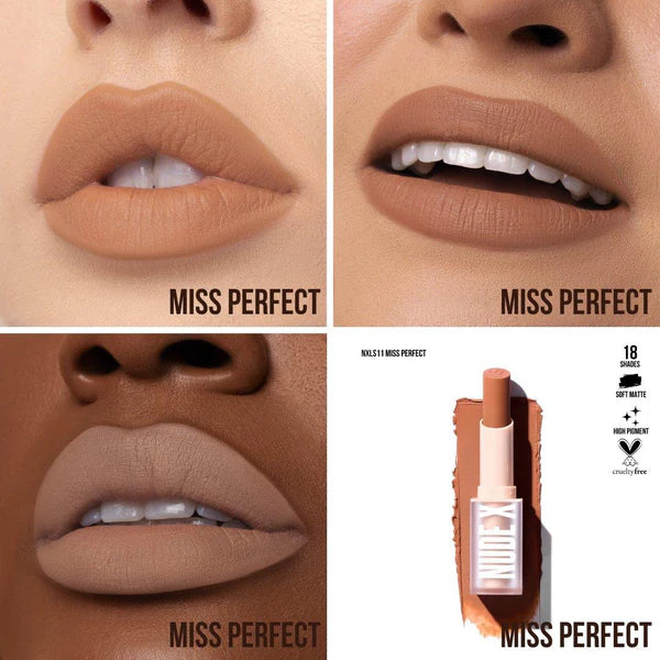 Beauty Creations: "NUDE X" Labiales Mate