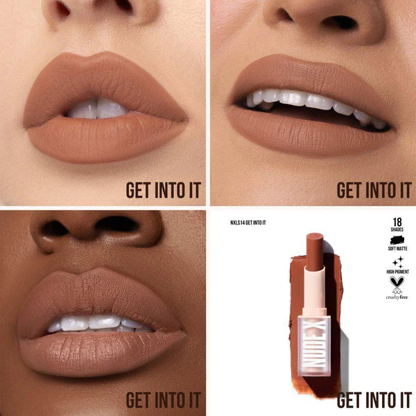 Beauty Creations: "NUDE X" Labiales Mate