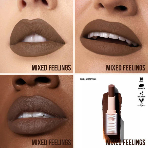 Beauty Creations: "NUDE X" Labiales Mate