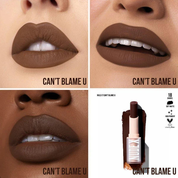 Beauty Creations: "NUDE X" Labiales Mate