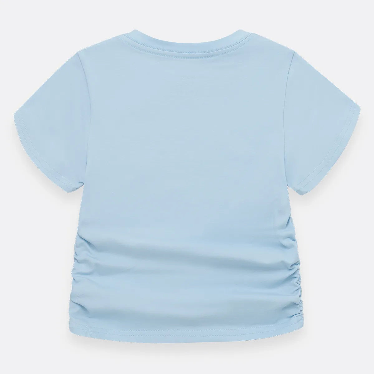 Camiseta crop top manga corta para niña
