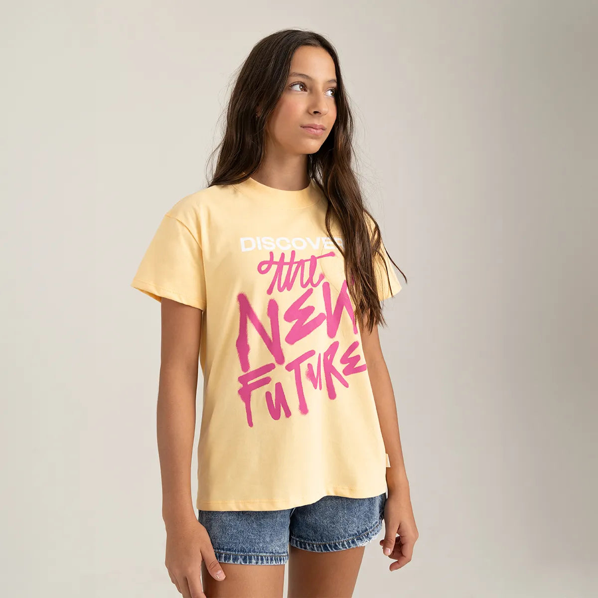 Camisa Manga Corta para Niña Anaranjada | Ropa para Jóvenes en Puerto Rico | TeensPR