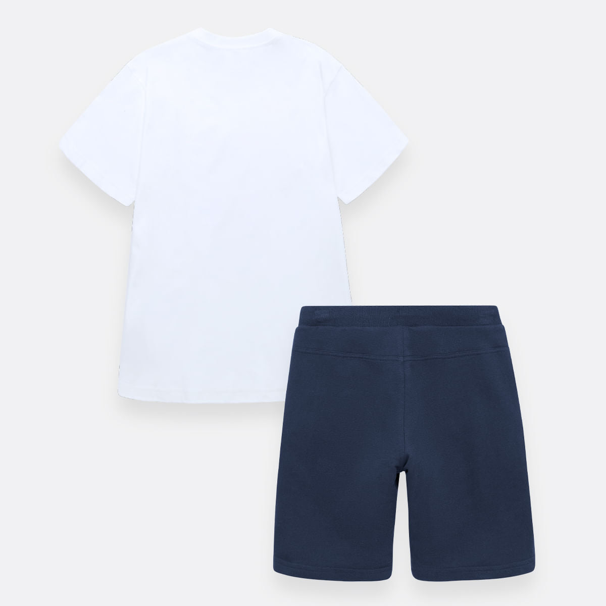 Conjunto de camiseta oversize + bermuda para niño