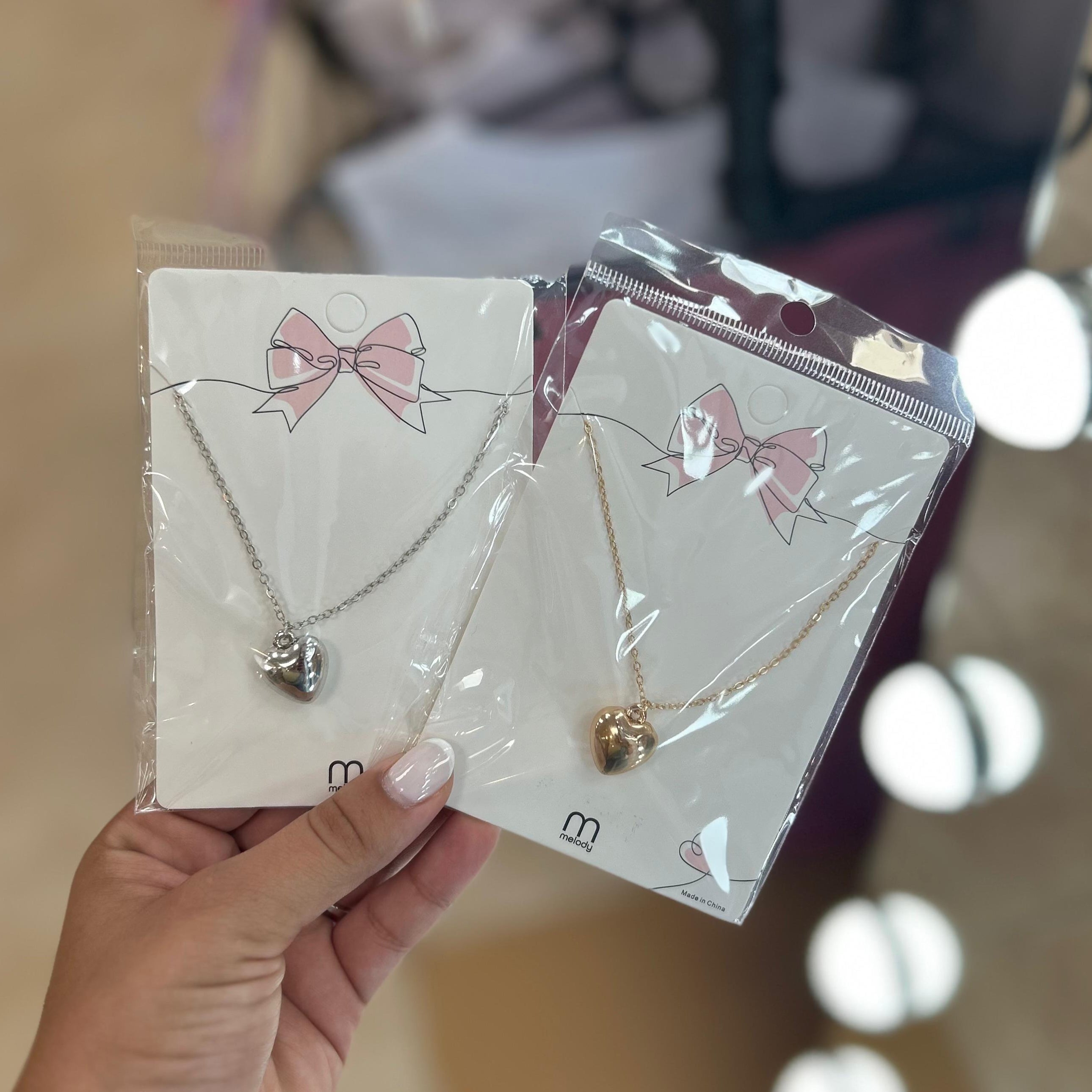 Collar De Corazón Para Niña