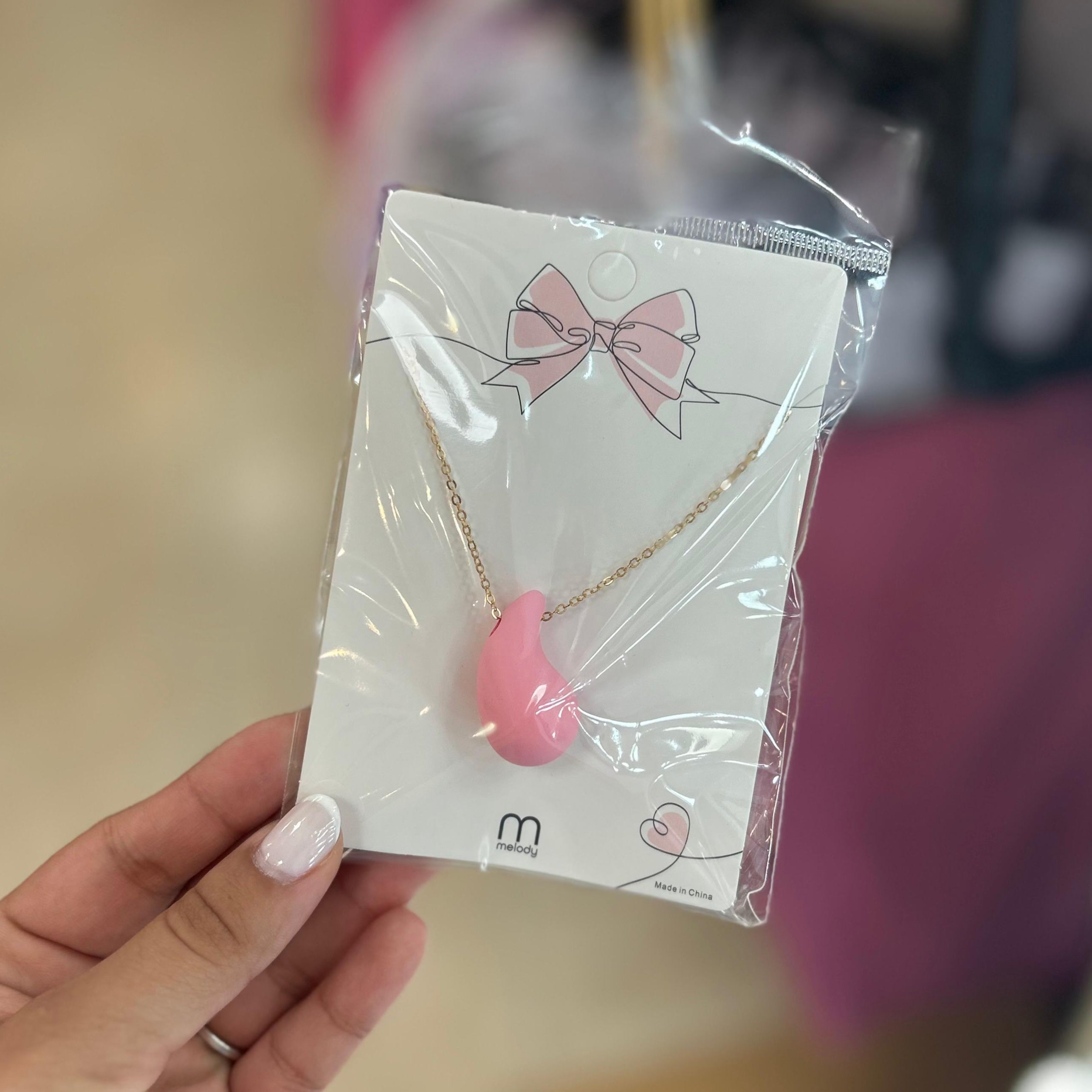Collar De Gota Para Niña