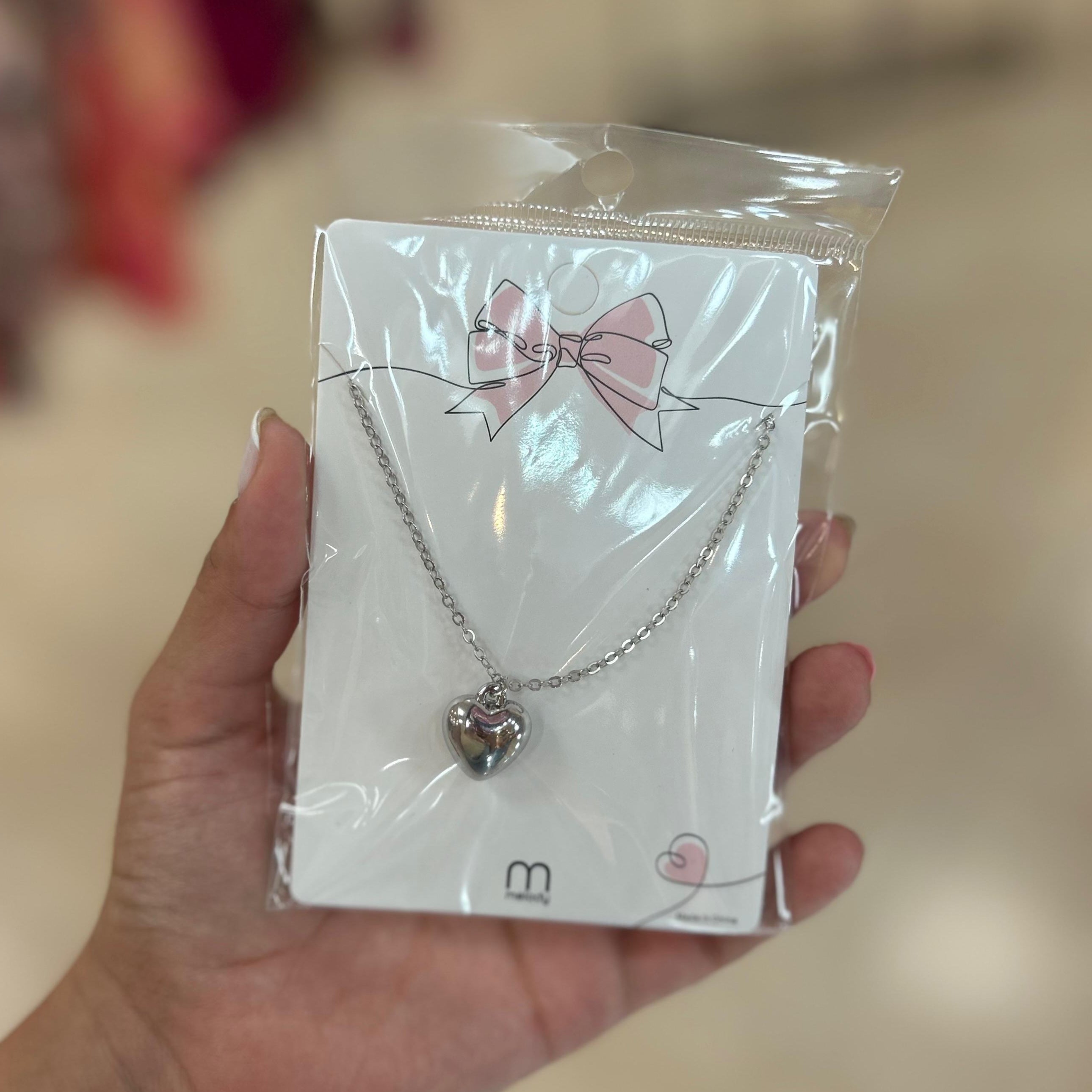 Collar De Corazón Para Niña