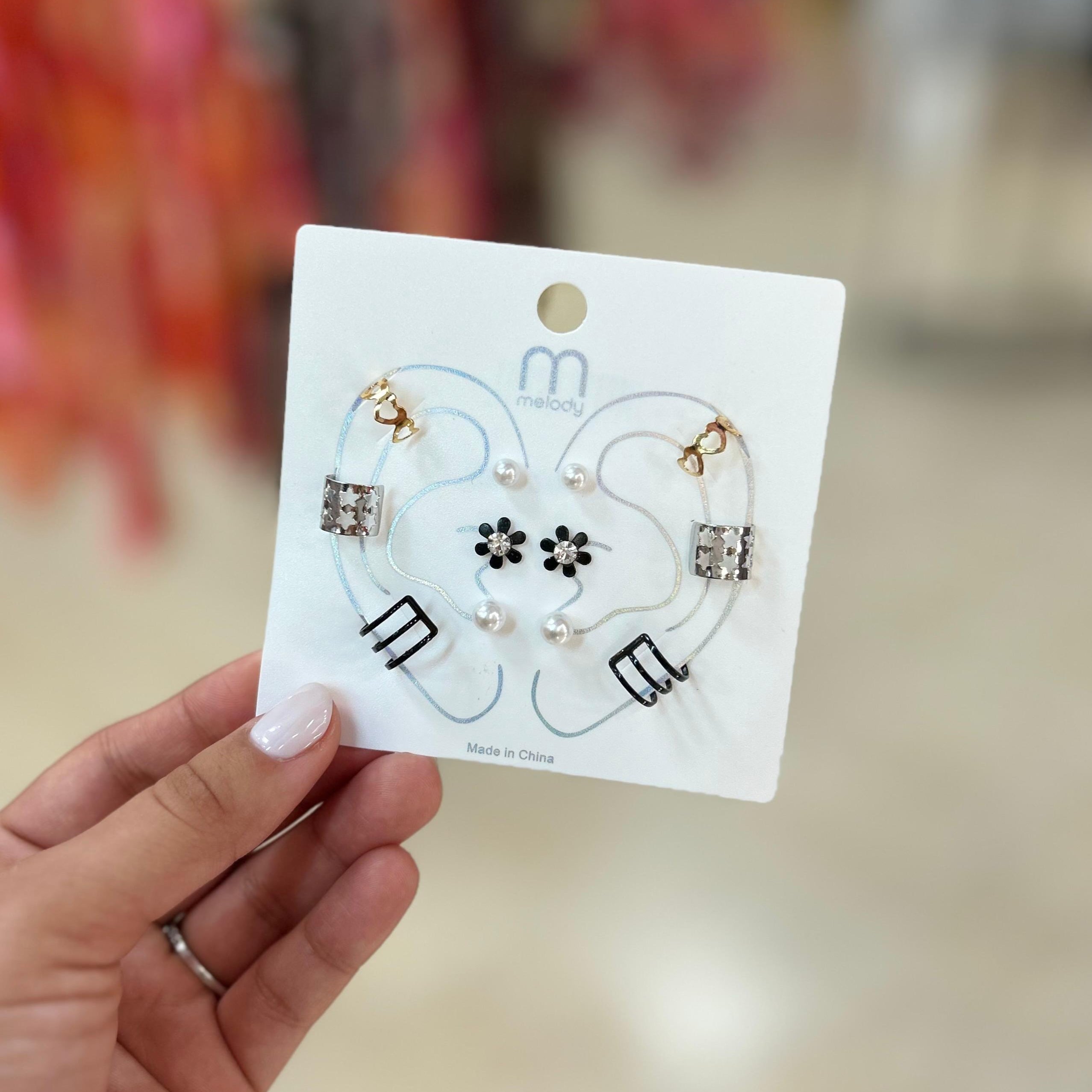 Set De Earcuffs Y Pantallas