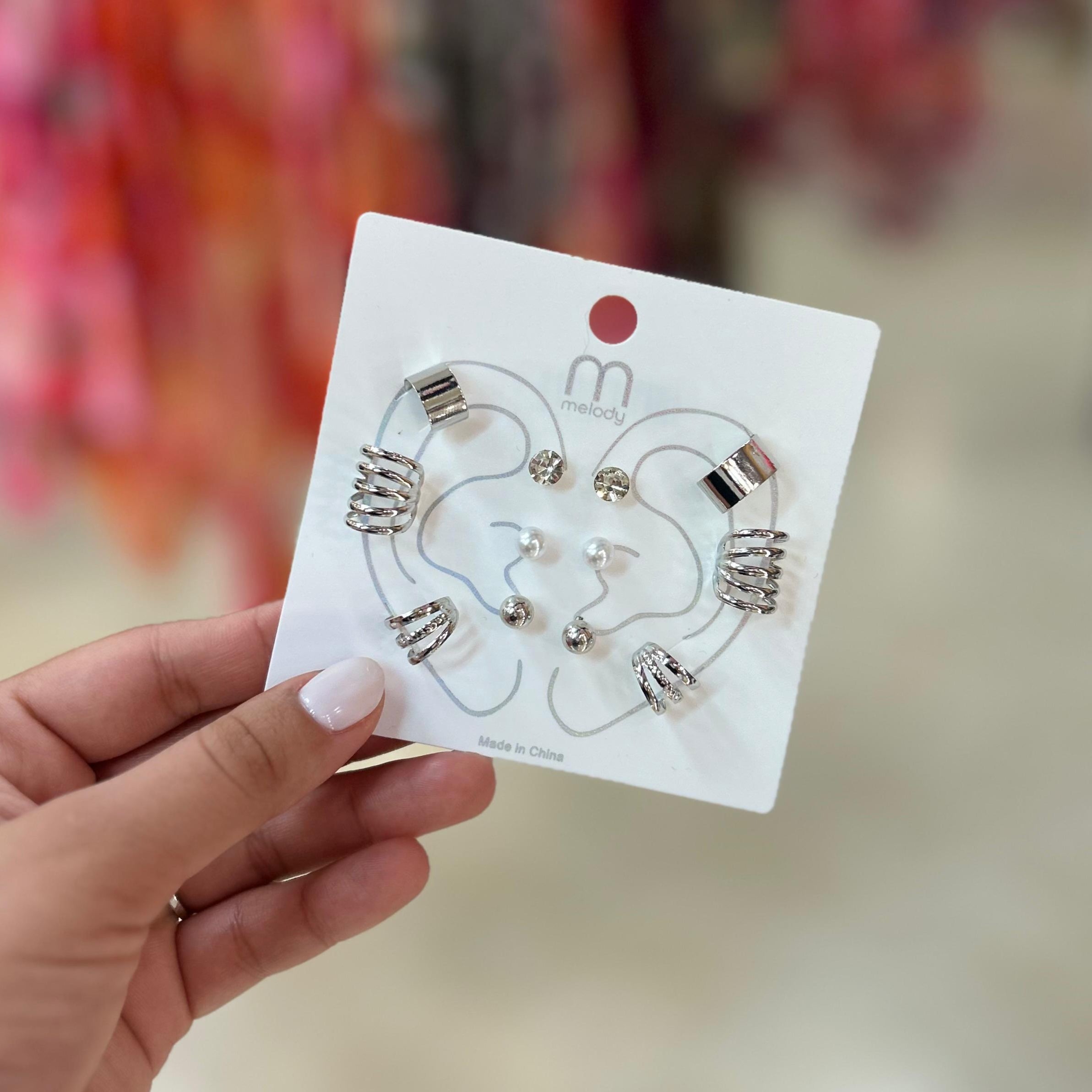 Set De Earcuffs Y Pantallas