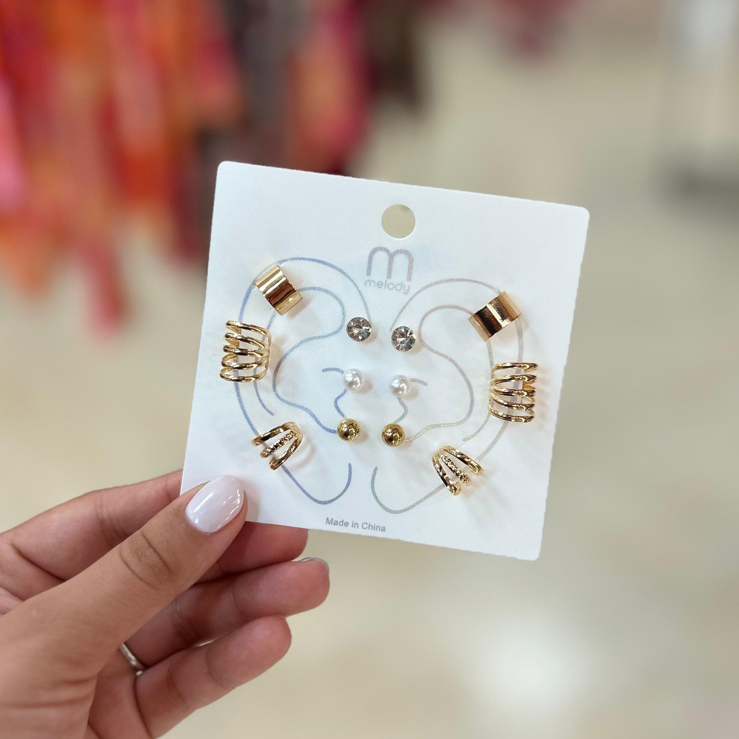Set De Earcuffs Y Pantallas