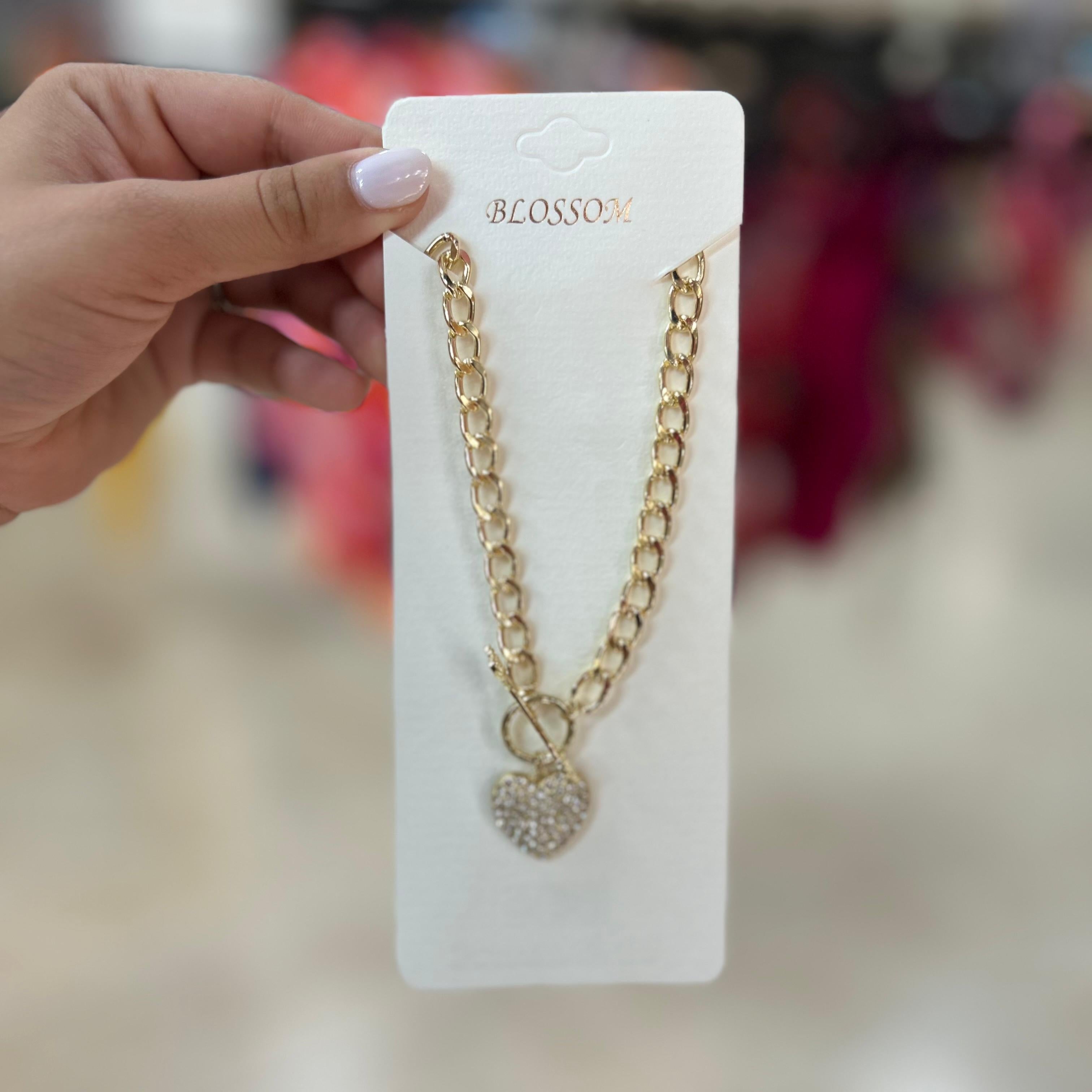 Collar Con Pendant De Corazón
