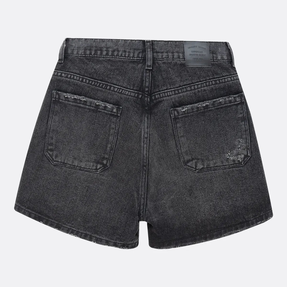 Short en denim con bolsillos para niña